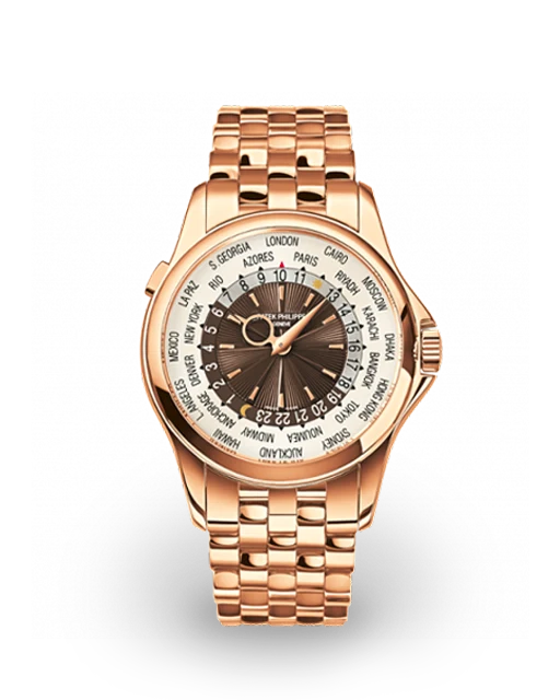 Patek Philippe World Time Rose Gold / Brown 5130/1R-011  Model Image