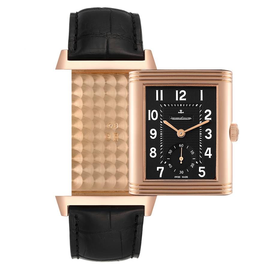 Jaeger LeCoultre Grande Reverso 976 Rose Gold Black Arabic