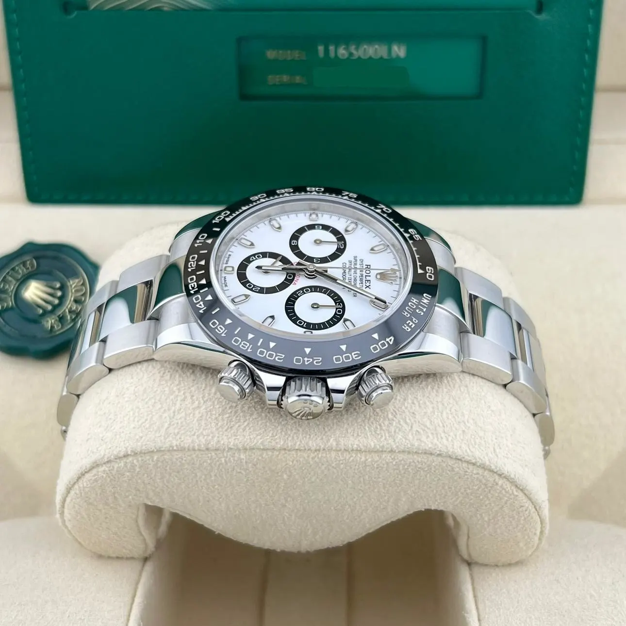 Rolex daytona white gold on sale ceramic