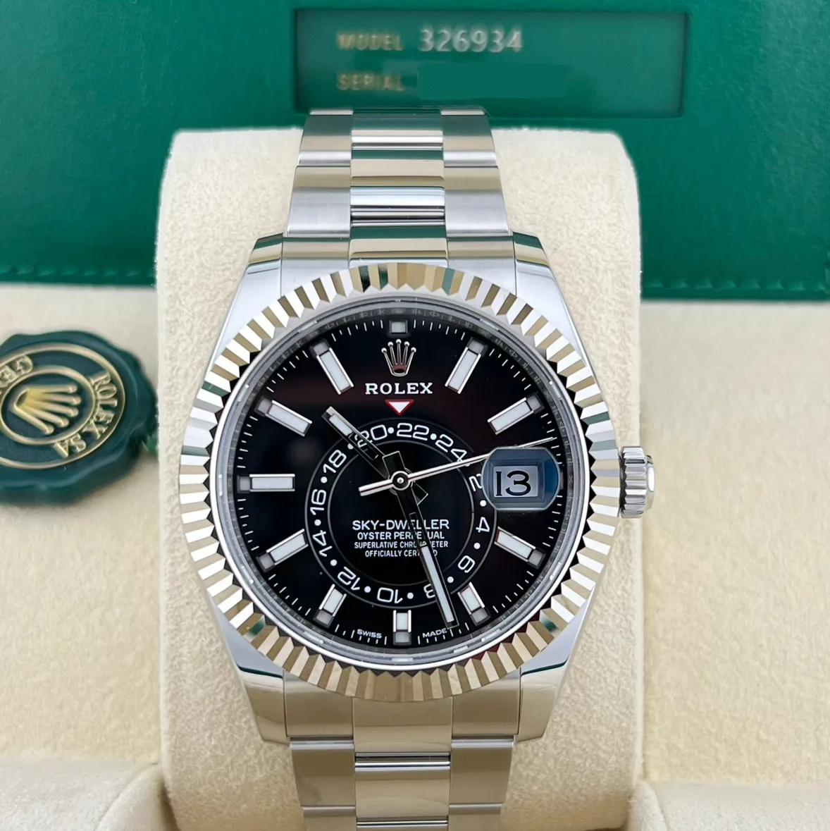2021 Rolex Sky-Dweller Black / Oyster 326934-0005 Listing Image