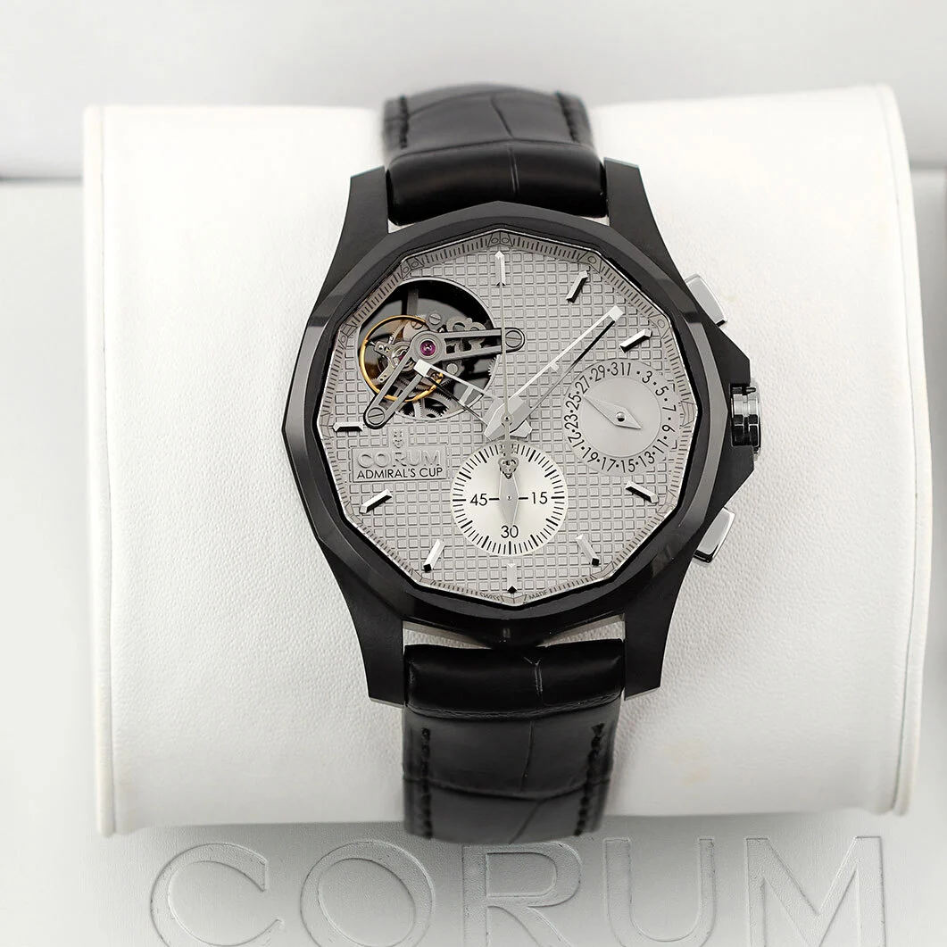 Corum Admiral's Cup Seafender 47 Tourbillon Chronograph Aluminum 398.550.19/0001 AG10