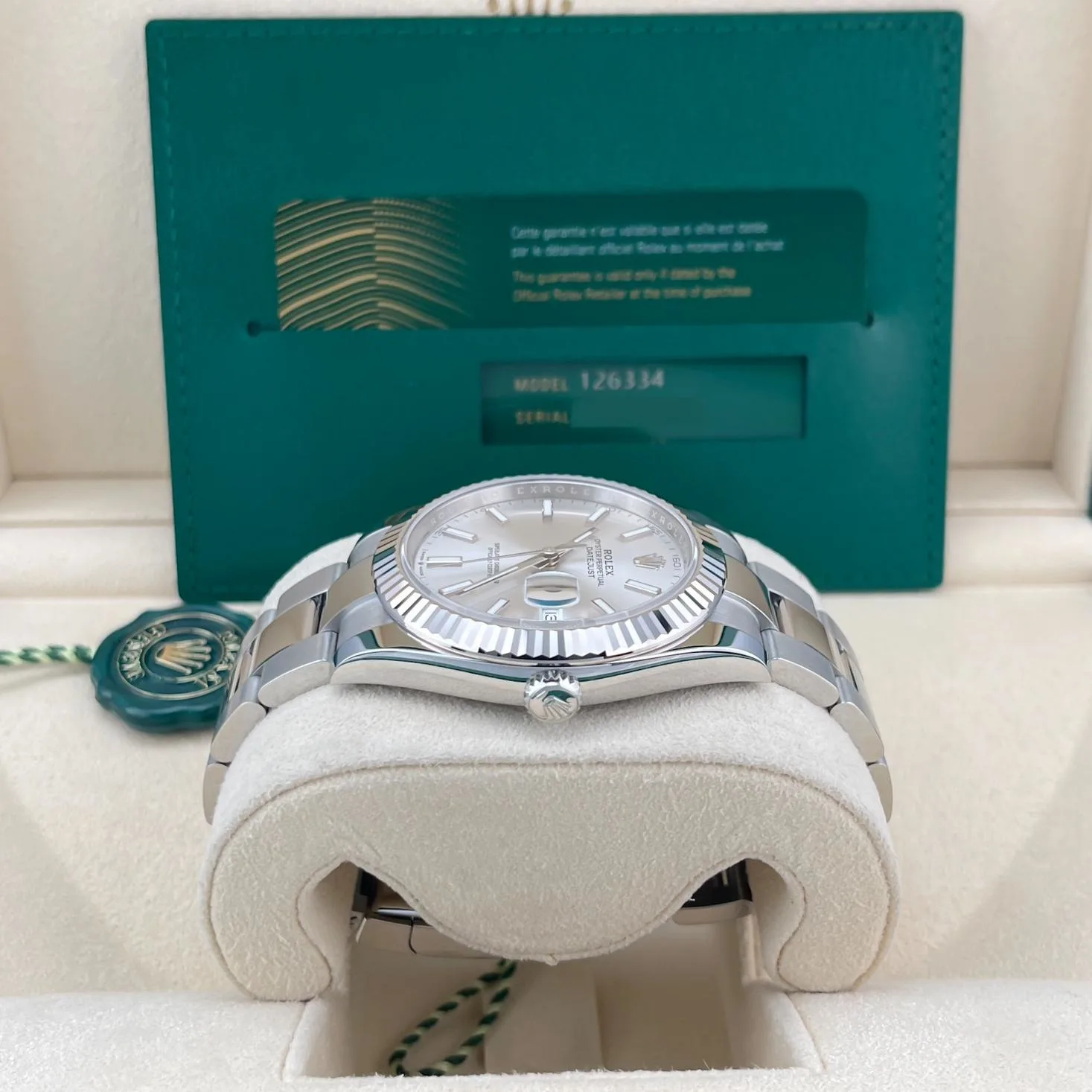 2024 Rolex Datejust 41 Steel / Fluted / Silver / Oyster 126334-0003 Listing Image 3