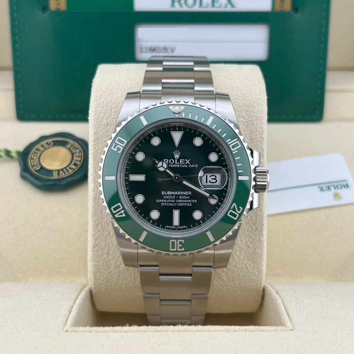2019 Rolex Submariner "Hulk" 116610LV Listing Image 2