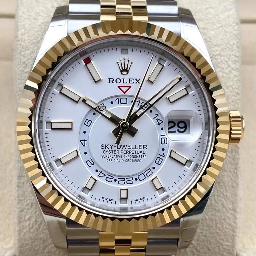 2022 Rolex Sky-Dweller Two-Tone / White / Jubilee 326933-0010 Listing Image 1