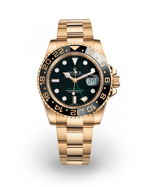 Rolex GMT-Master II Yellow Gold / Black 116718LN-0001  Model Image