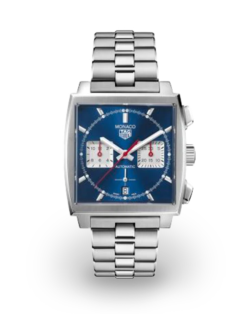 Tag Heuer Monaco Calibre Heuer 02 Stainless Steel / Blue / Bracelet CBL2111.BA0644  Model Image