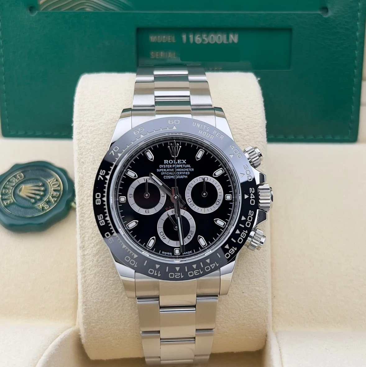 2022 Rolex Daytona Steel / Ceramic / Black 116500LN-0002 Listing Image