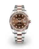 Datejust 41 Two-Tone / Fluted / Chocolate / Diamond-Set / Oyster Avatar Image