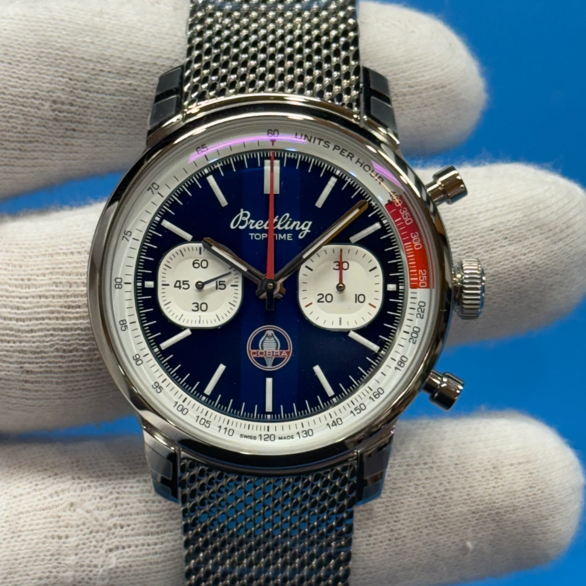 Breitling Top Time B01 Shelby Cobra / Bracelet AB01763A1C1A1