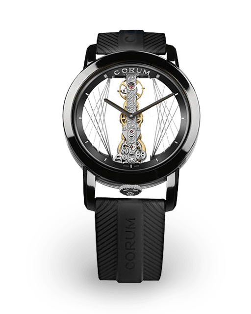 Corum Golden Bridge Round Art Deco 43 Titanium Skeletonized