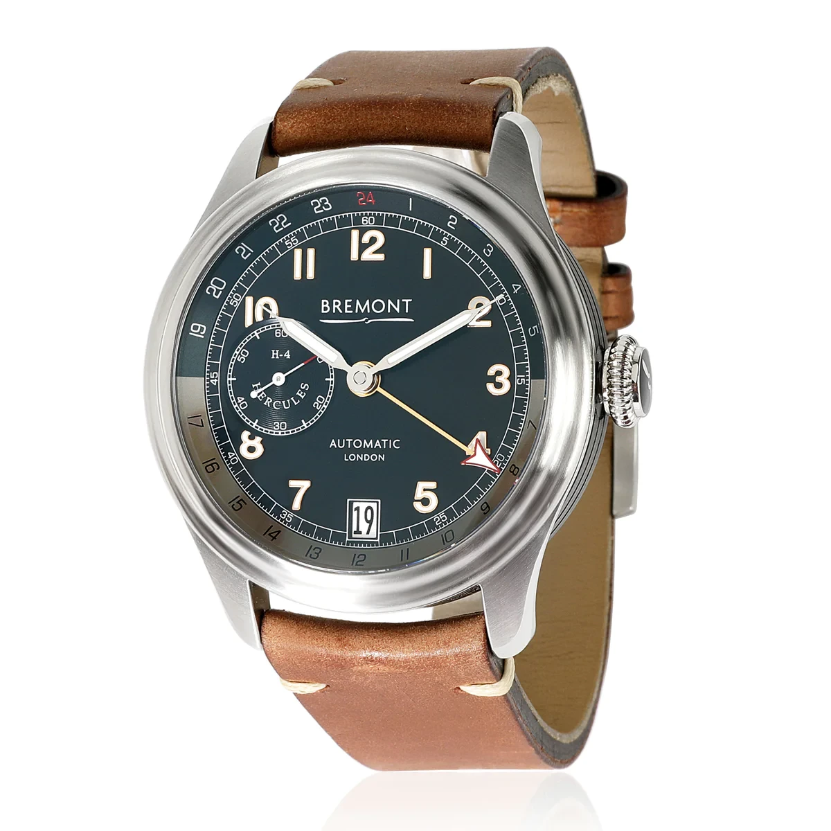 Bremont H-4 Hercules 43 Steel / Black / Arabic / Strap - Limited to 300 Pieces H-4 Listing Image 1
