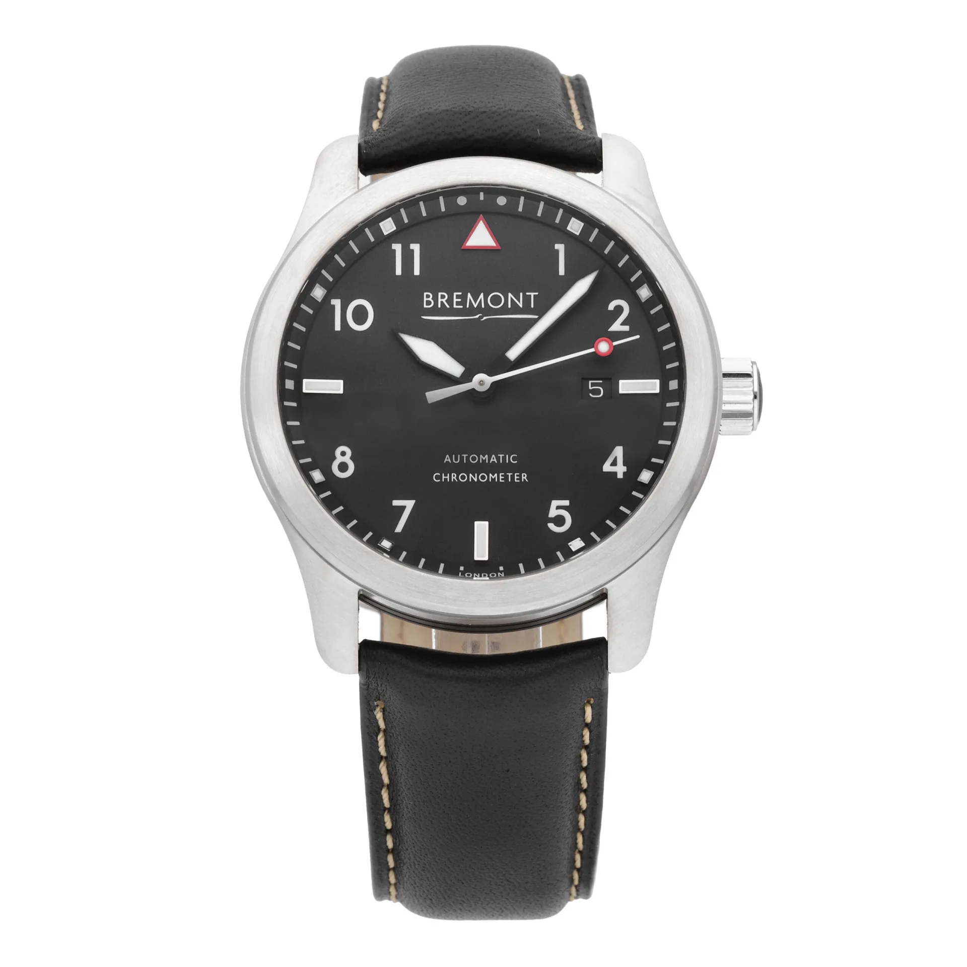 Bremont Solo-43 43 Steel / Black / Arabic / Bracelet SOLO43-WH-R-S