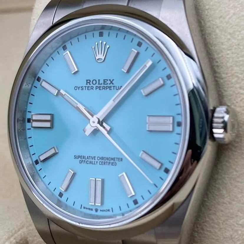2022 Rolex Oyster Perpetual 41 Tiffany Turquoise 124300-0006 Listing Image 2