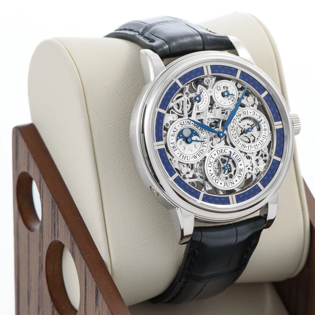 2024 Jaeger-LeCoultre Master Grande Tradition Quantième Perpétuel 8 Jours SQ White Gold / Blue 50635SQ