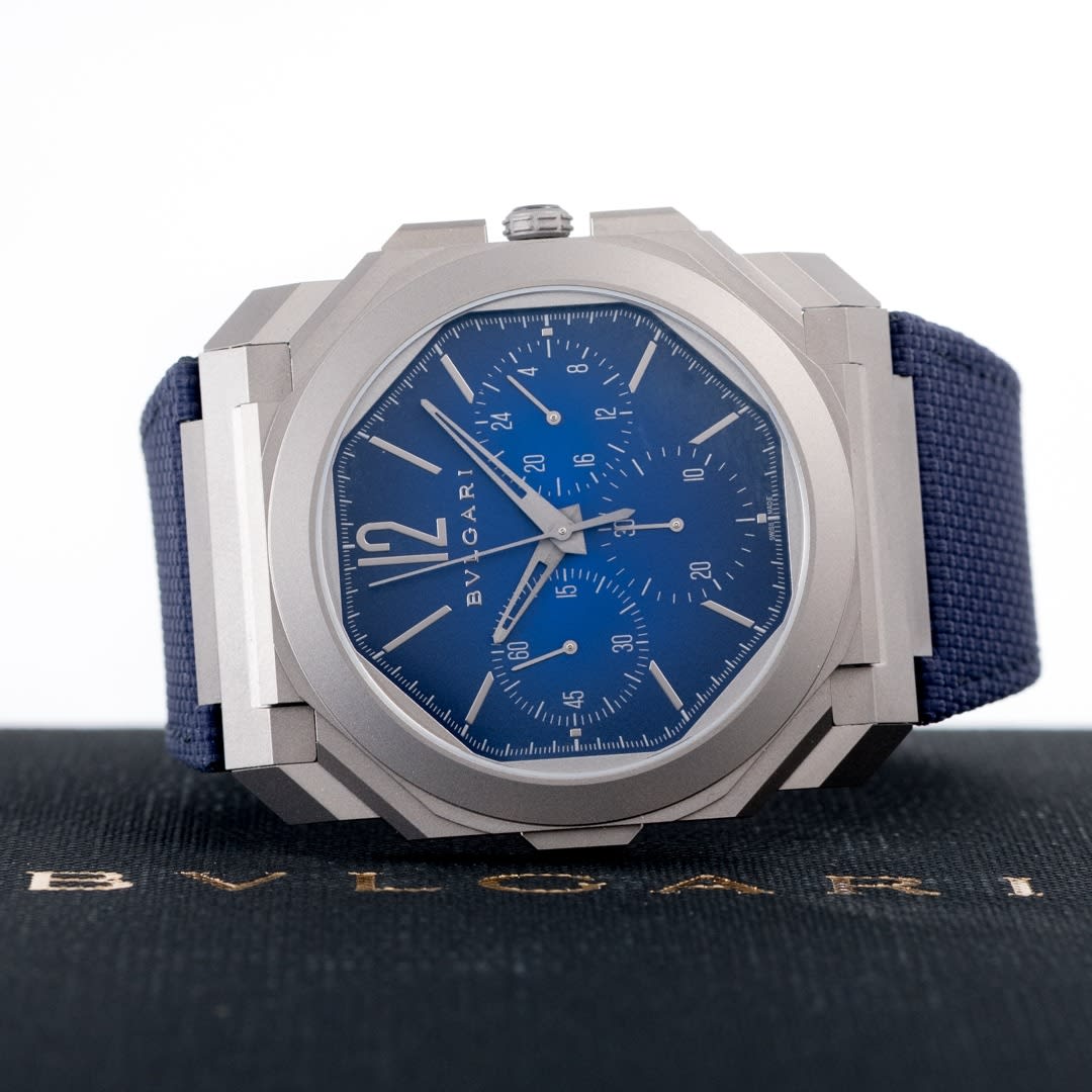 専用出品 ブルガリ】オクト フィニッシモ クロノグラフ GMT（Ref. 103890