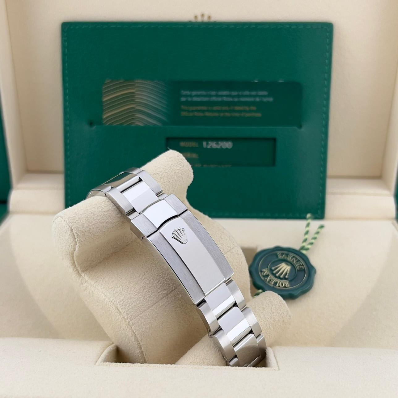 2023 Rolex Datejust 36 Smooth / Silver / Oyster 126200-0002