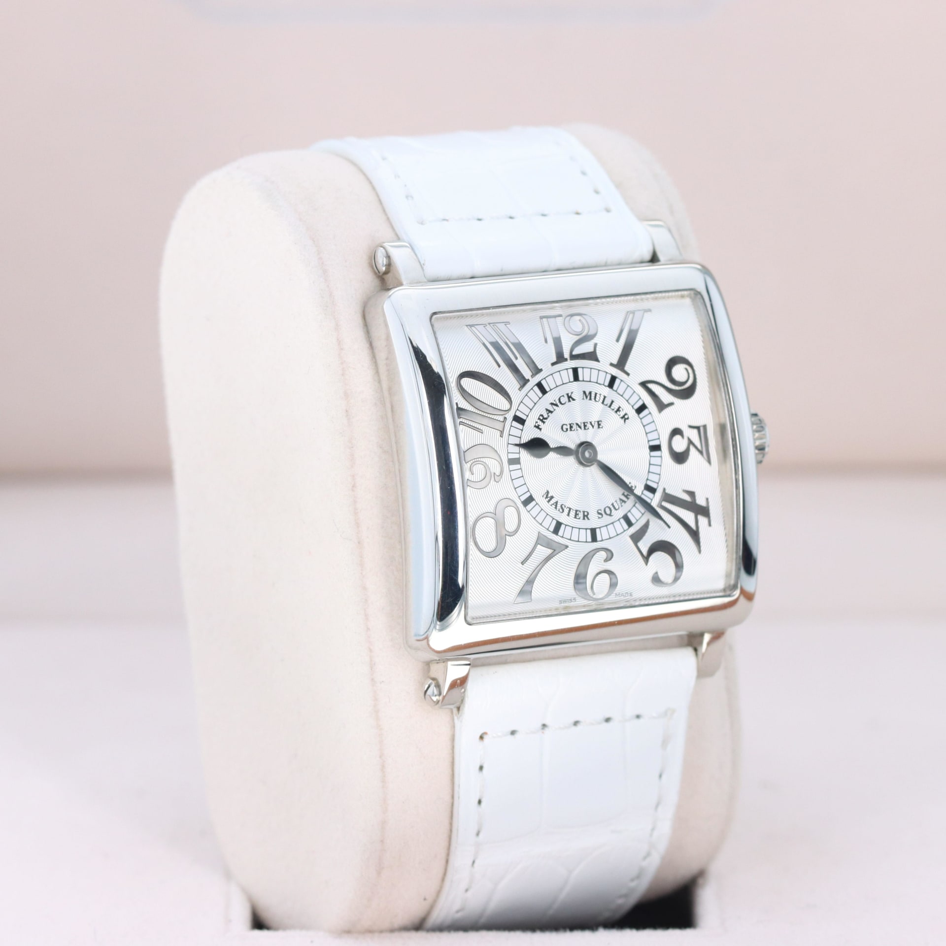 Melsaページ Franck Muller Master Square Steel / Silvered 6002 M QZ R