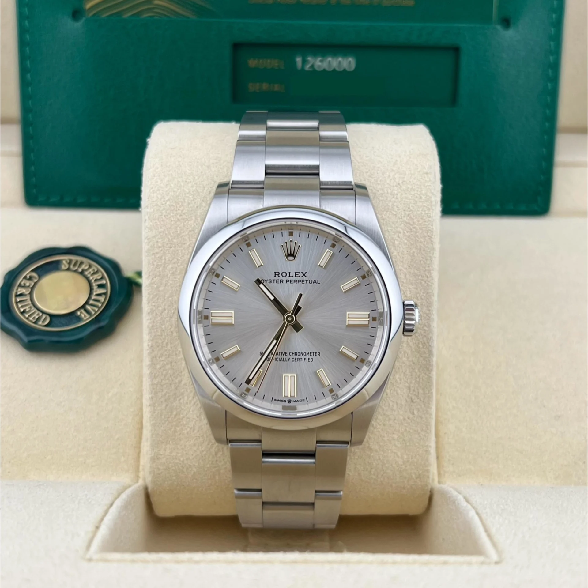 2022 Rolex Oyster Perpetual 36 Silver 126000-0001 Listing Image