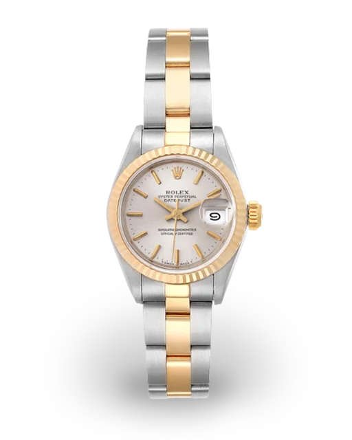 Rolex Datejust 26 Two-Tone / Fluted / Gray / Oyster  69173  Model Image