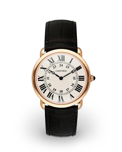 Cartier Ronde Louis Rose Gold / Mid-Size W6800251  Model Image