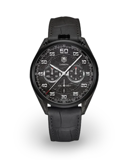 Tag Heuer Carrera Calibre 1887 45  Bullhead Carbon / Carbon / Alligator CAR2C90.FC6341  Model Image