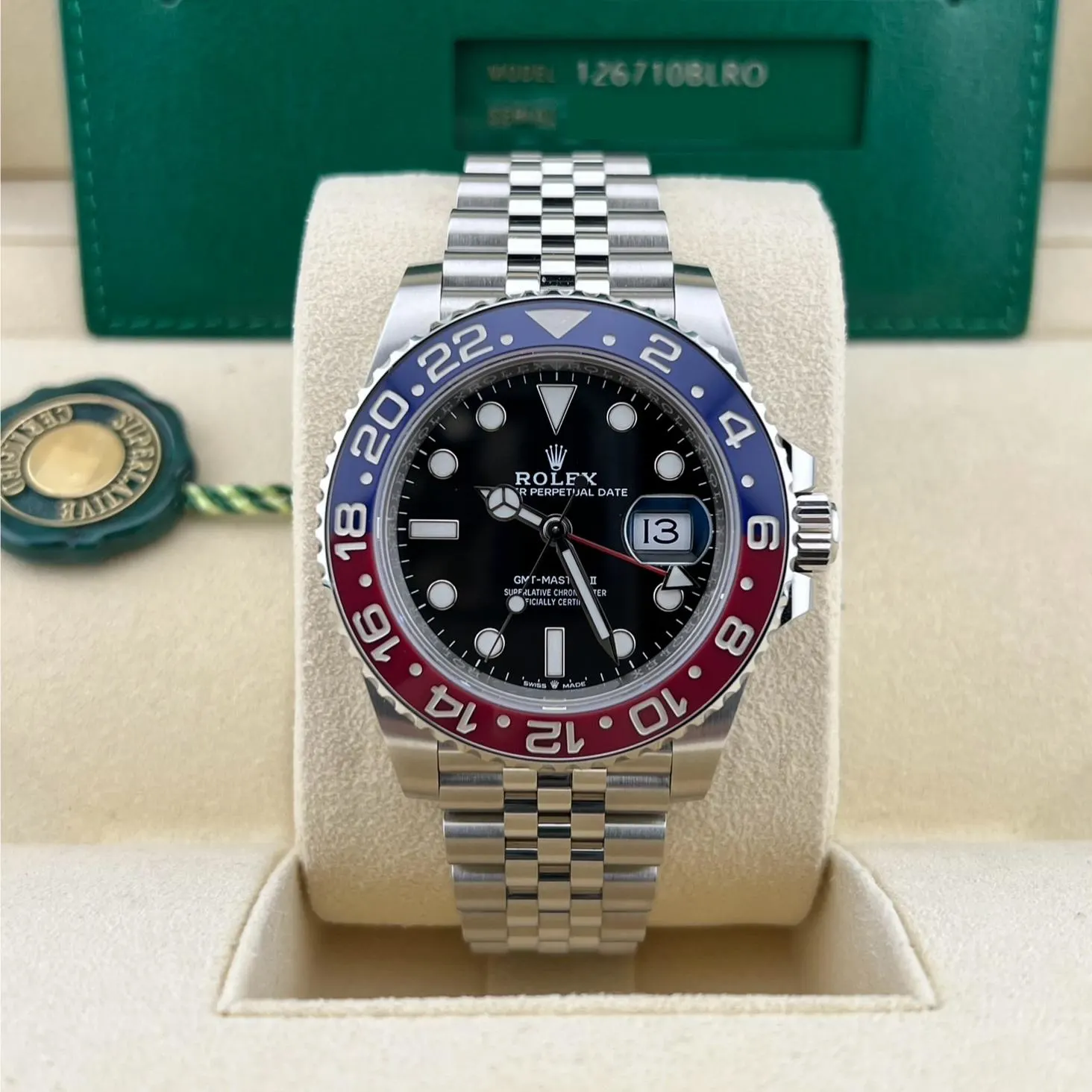 2023 Rolex GMT-Master II "Pepsi" / Jubilee 126710BLRO-0001 Listing Image 2