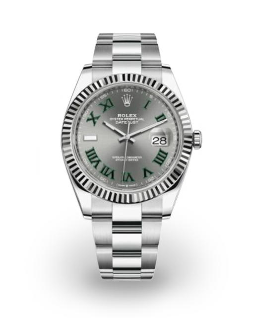 Rolex Datejust 41 "Wimbledon" / Fluted / Oyster 126334-0021  Model Image