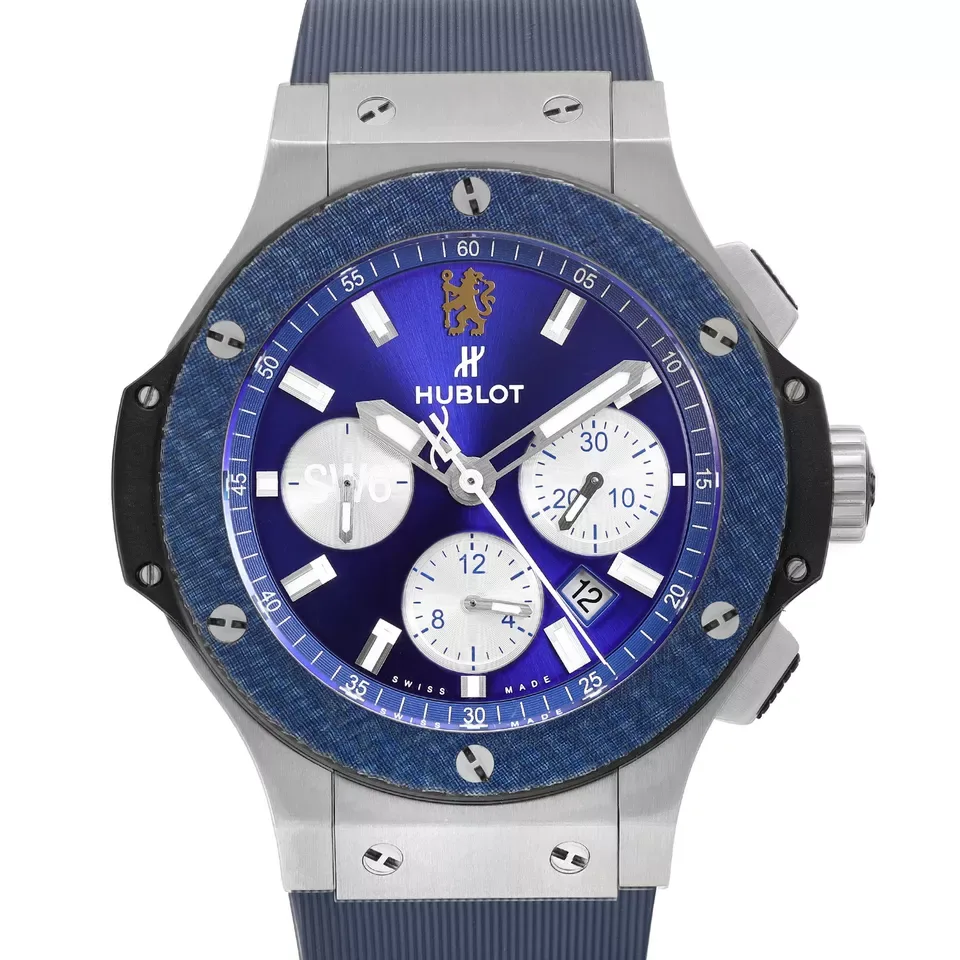 Hublot Big Bang Chelsea Football Club 44 Steel / Carbon / Blue / Strap - Limited to 200 Pieces 301.SY.7129.LR.CFC17
