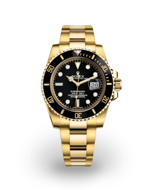 Rolex Submariner Date Yellow Gold Black 116618LN 0001 Watches