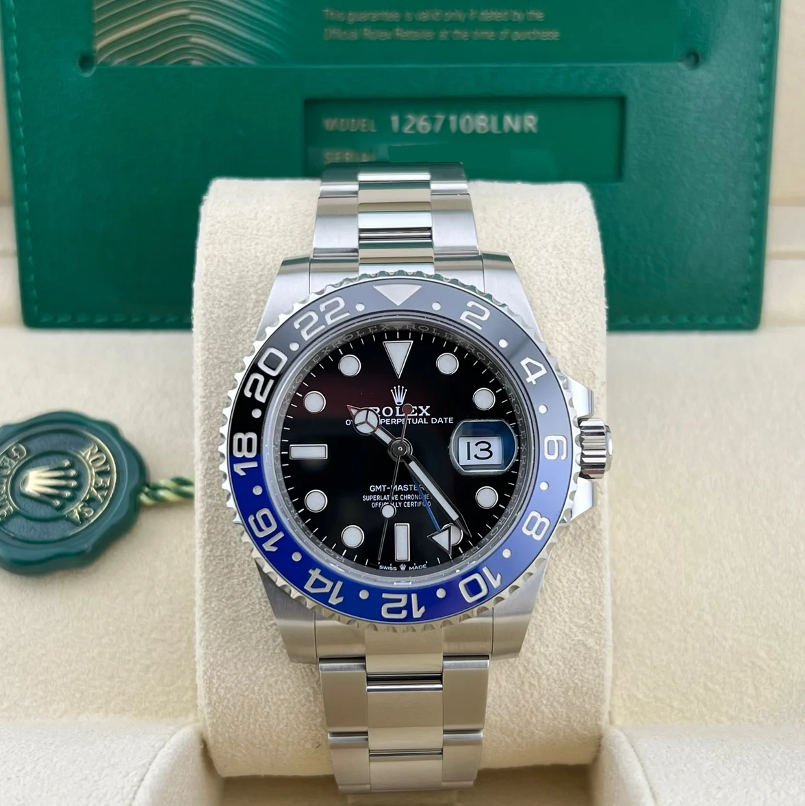 2021 Rolex GMT-Master II "Batman" 126710BLNR-0003 Listing Image
