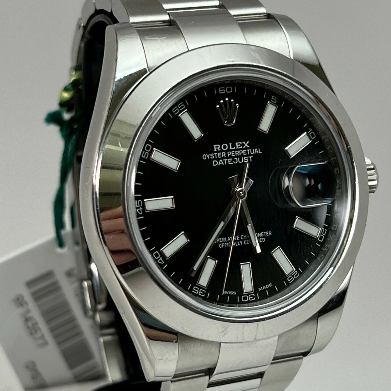 Rolex Datejust II Smooth / Black / Oyster 116300-0001 Listing Image 3
