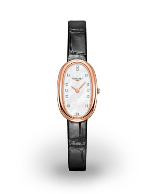 (ロンジン) Symphonette 18K Rose Gold Diamonds Ladies Watch Longines Symphonette 18ct Rose Gold and Stainless Steel