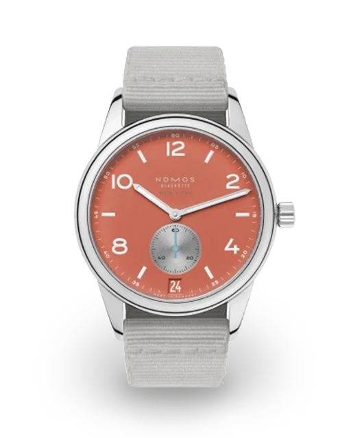 Nomos Glashütte Club 38 Limited Edition for Hodinkee / Terracotta 733.S6  Model Image