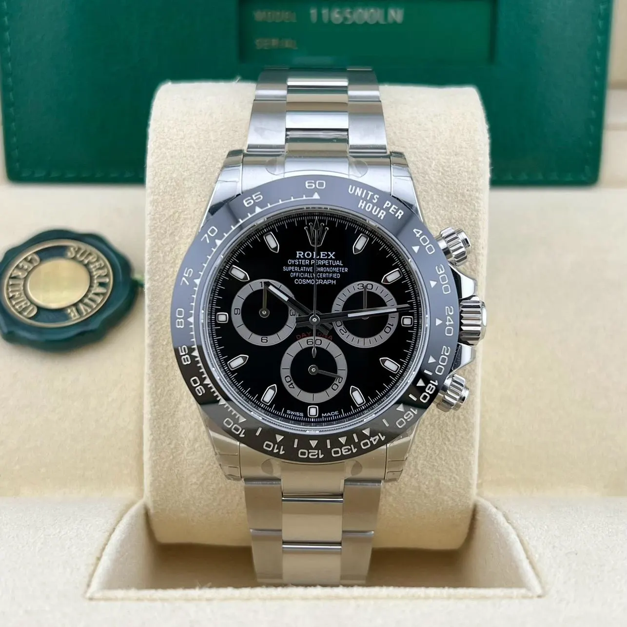 2021 Rolex Daytona Steel / Ceramic / Black 116500LN-0002 Listing Image 2