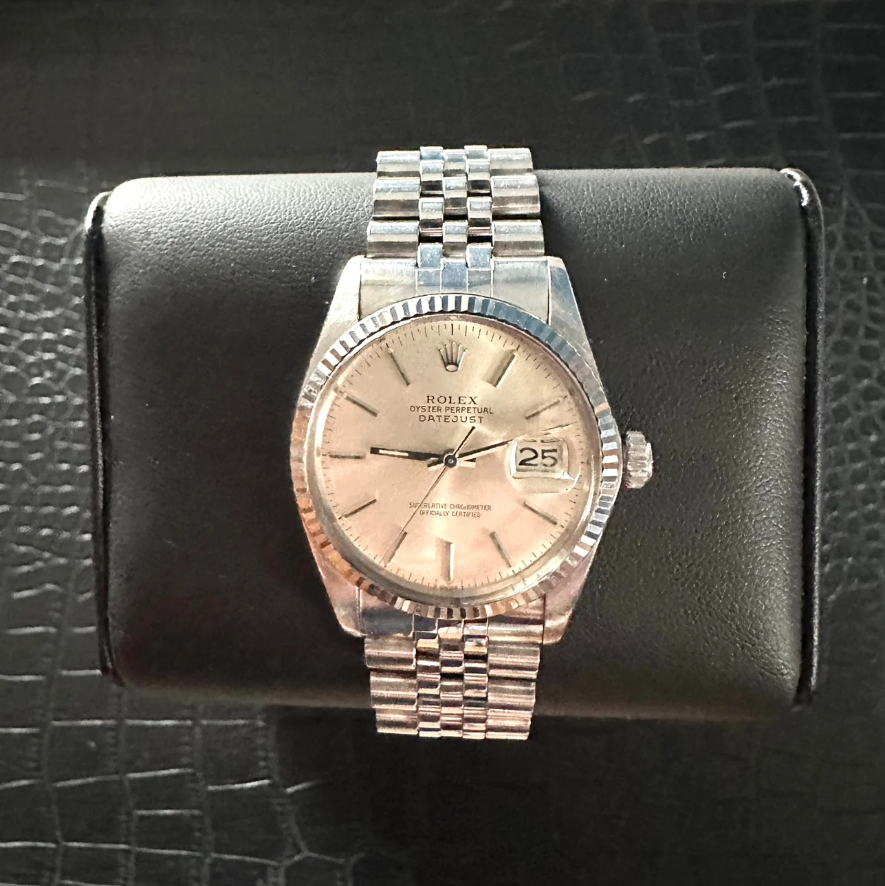 Rolex Datejust 36 Fluted / Silvered / Jubilee 16014