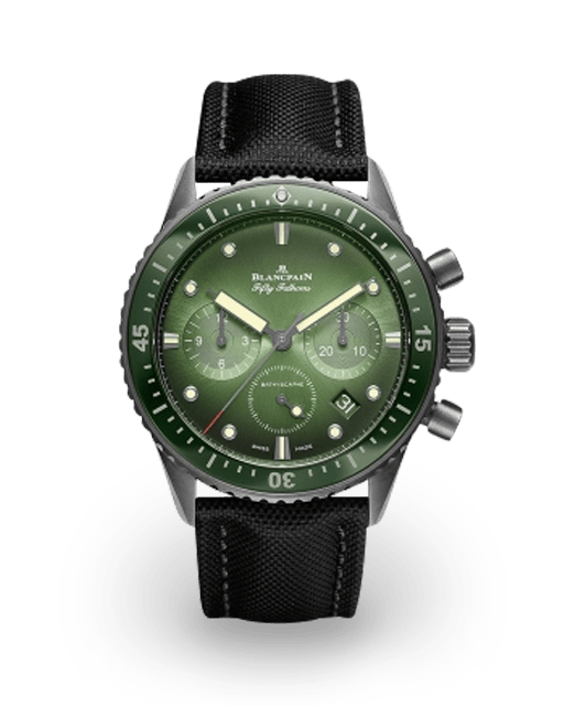 美品　アリゲーター　BATHYSCAPHE  2100S Pre-Owned Blancpain Blancpain Fifty Fathoms Bathyscaphe