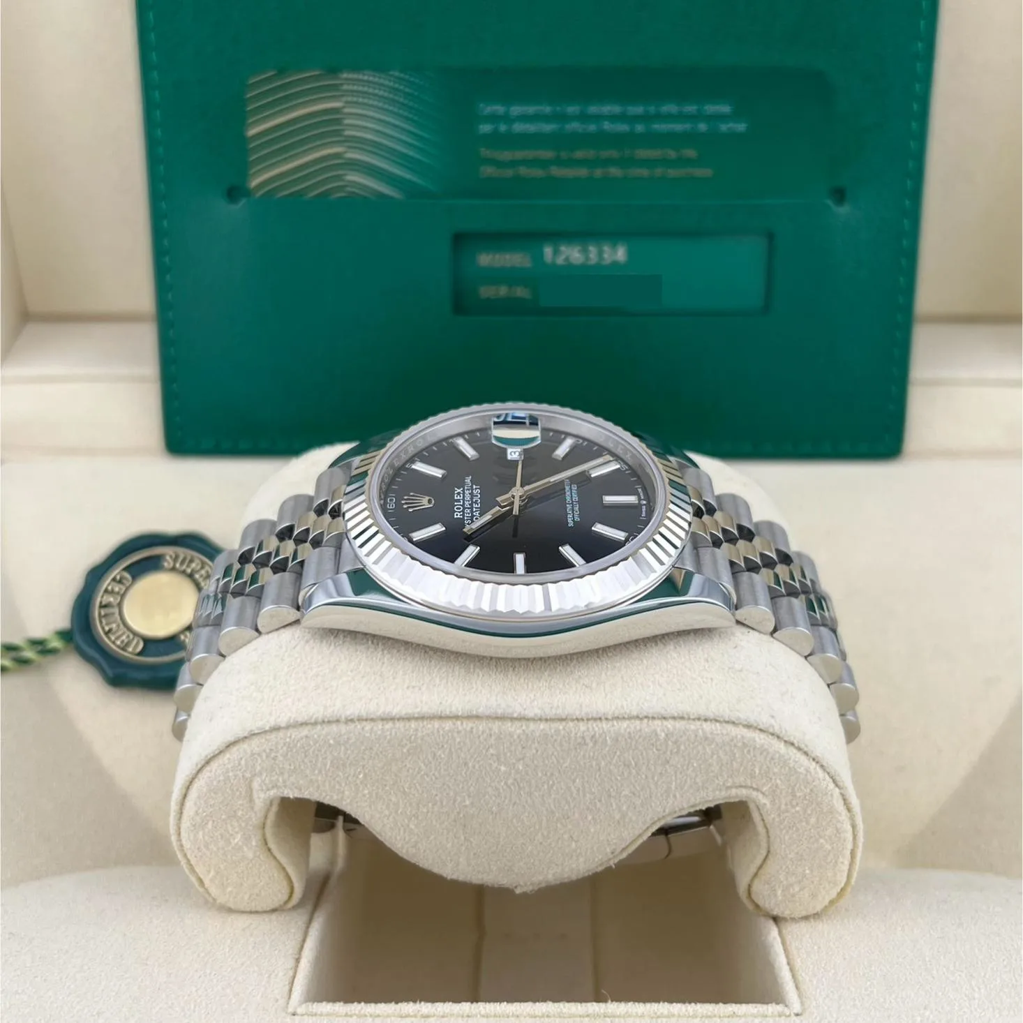 2021 Rolex Datejust 41 Fluted / Blue / Jubilee 126334-0002 Listing Image 4