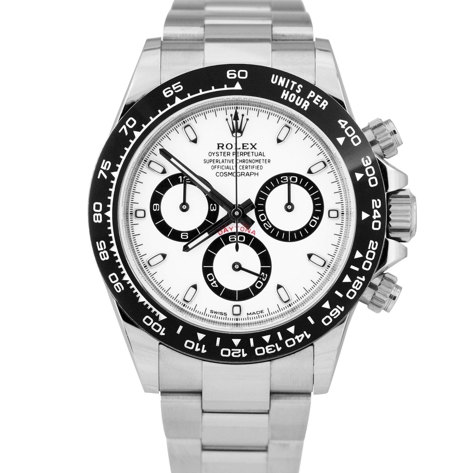 2023 Rolex Daytona / Ceramic / White 116500LN-0001 | Bezel