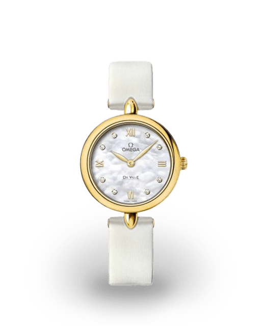 White Dial Omega De Ville Watches | Bezel