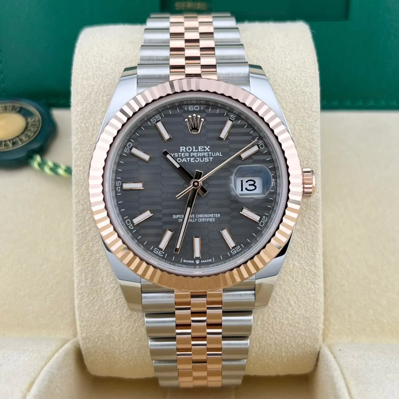 2023 Rolex Datejust 41 Two-Tone / Fluted / Fluted-Motif / Jubilee 126331-0020 Listing Image 1