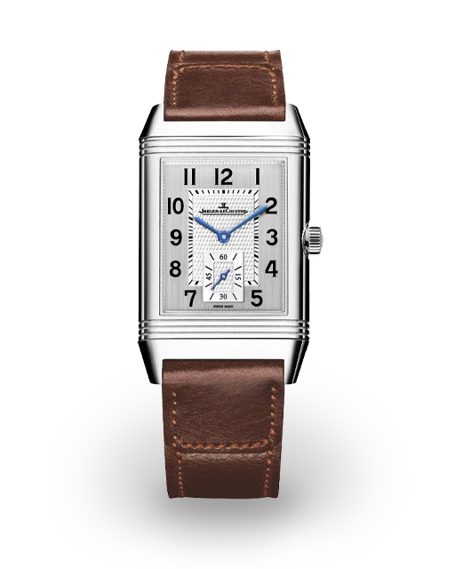 Jaeger-LeCoultre Reverso Classic Large Monoface Small Seconds Steel / Silvered / Arabic / Strap Q3858522  Model Image