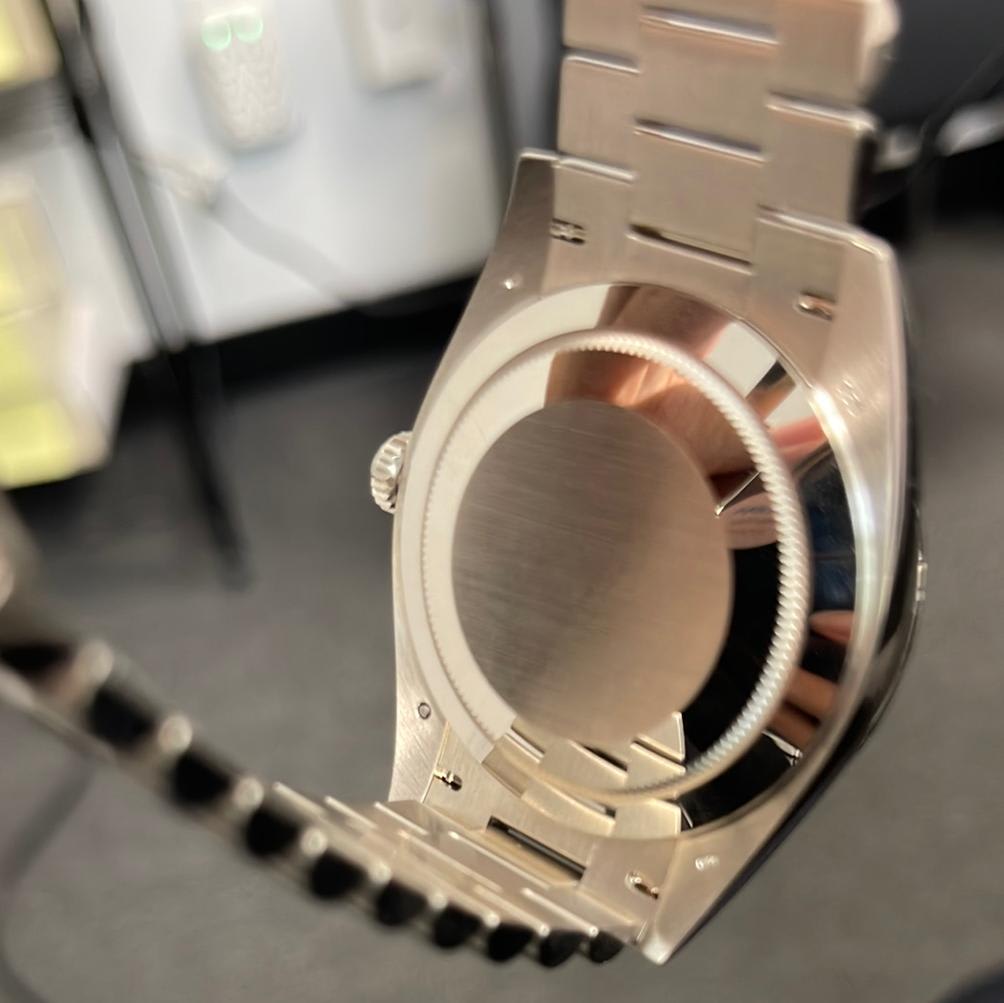 Rolex Day-Date 228239 Silver President Bracelet with Silver