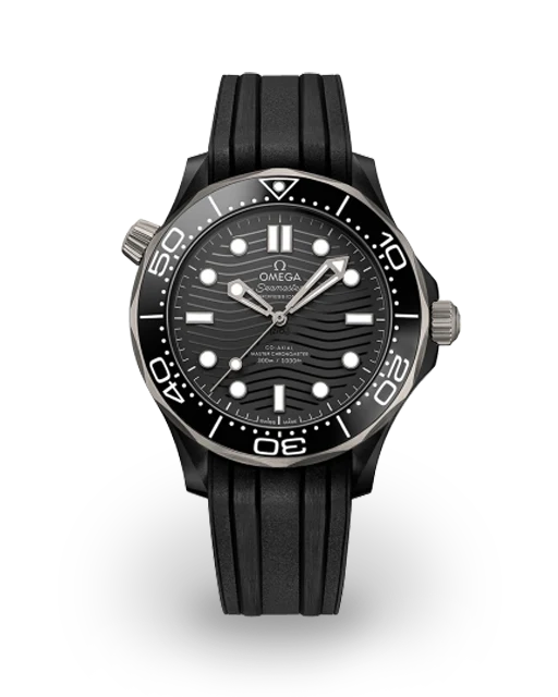 Omega Seamaster Diver 300M Master Co-Axial 43.5 Ceramic / Titanium / Black / Rubber 210.92.44.20.01.001  Model Image