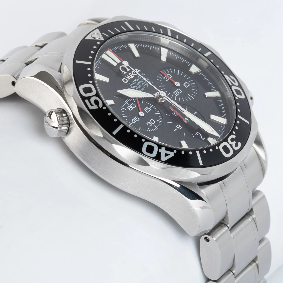 2007 Omega Seamaster Chronograph Diver / Black / Stainless Steel 2594.52.00 Listing Image 3