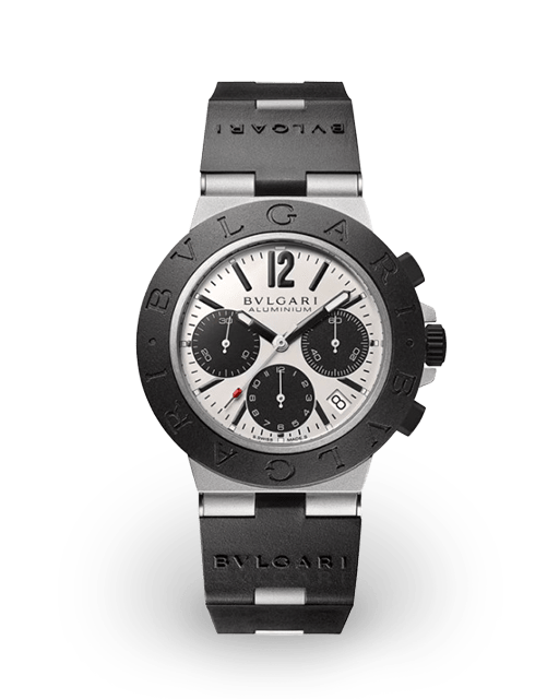 BVLGARI ALUMINUM ホワイト/ブラック Pre-Owned Luxury Men's & Women's Watches | Bezel