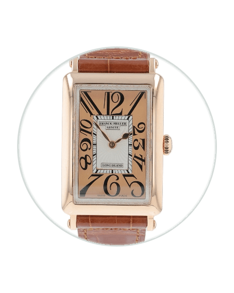 Salmon Dial Franck Muller Long Island Watches | Bezel
