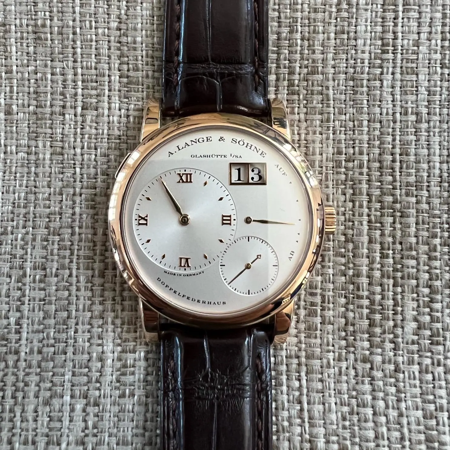 2001 A. Lange & Söhne Lange 1 Rose Gold 101.032 Listing Image