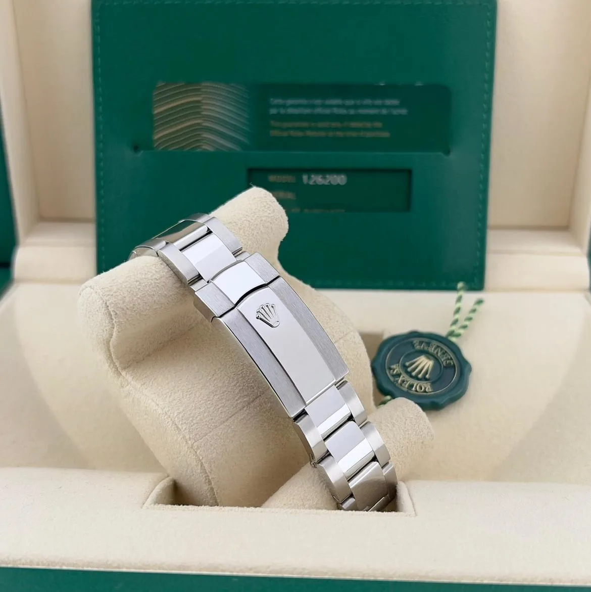 2023 Rolex Datejust 36 Smooth / Mint Green / Oyster 126200-0024 Listing Image 4