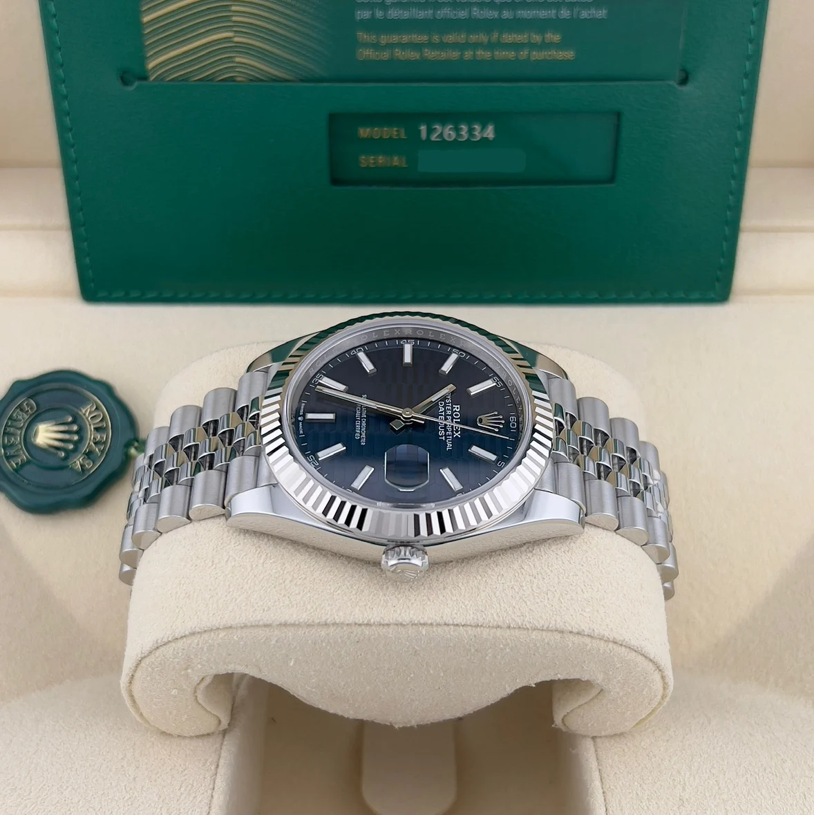 2023 Rolex Datejust 41 Steel / Fluted / Fluted-Motif / Jubilee 126334-0032 Listing Image 3