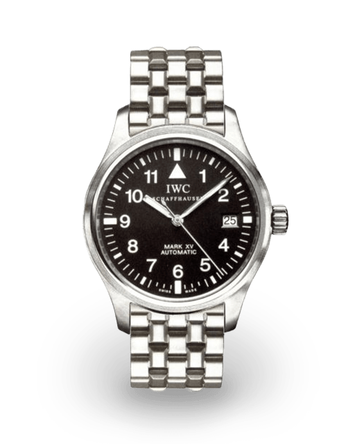 Montre IWC Pilote 5000 - Boîtier Acier Original, Lunette, Occasion En Très Bon état, Authentique